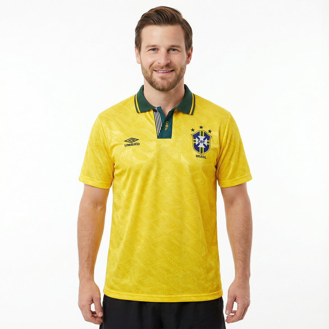 Camisa Retrô Seleção Brasil 1991/93 Home