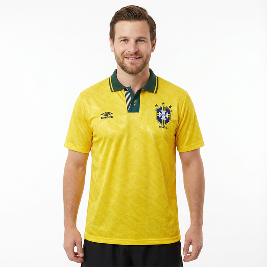 Camisa Retrô Seleção Brasil 1991/93 Home