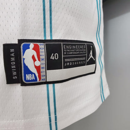 Regata NBA Charlotte Hornets - LaMello Ball #2 White - ResPeita Sports