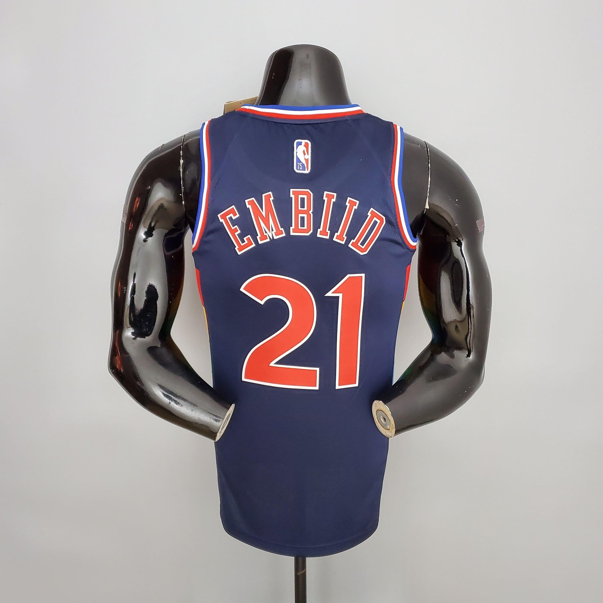 Regata NBA Philadelphia 76ers - Joel Embiid #21 Royal Blue - ResPeita Sports