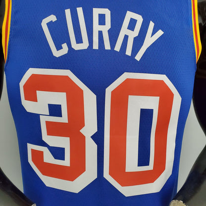 Regata NBA Golden State Warriors - Stephen Curry #30 75th Anniversary Retrô - ResPeita Sports