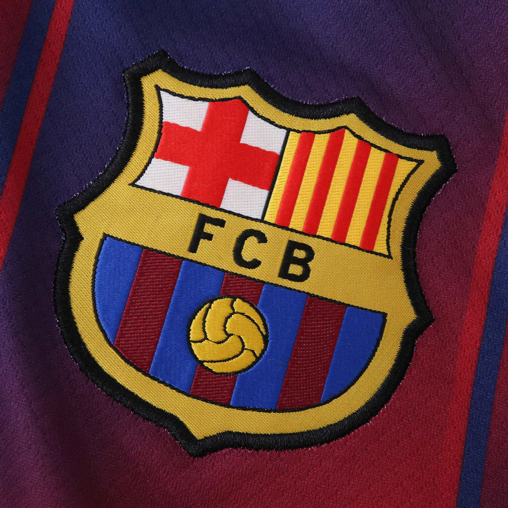 Camisa Barcelona 2025/26 I Azul e Grená