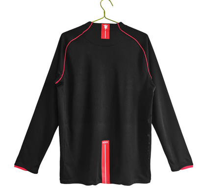 Camisa Retrô Manga Longa Manchester United 07/08 Away