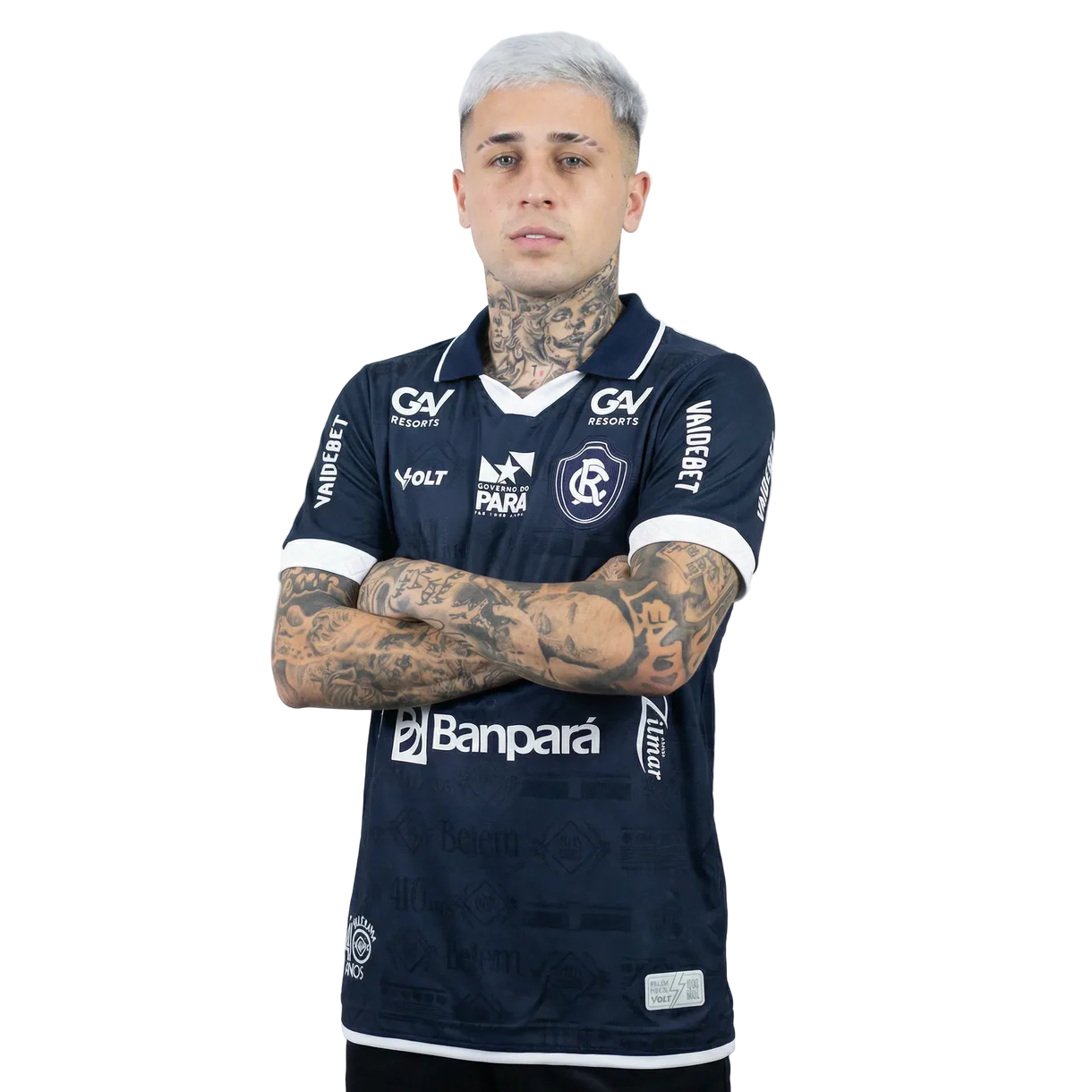 Camisa Masculina Jogo 1 2026 Remo Com Patrocínio Diego Hernandez