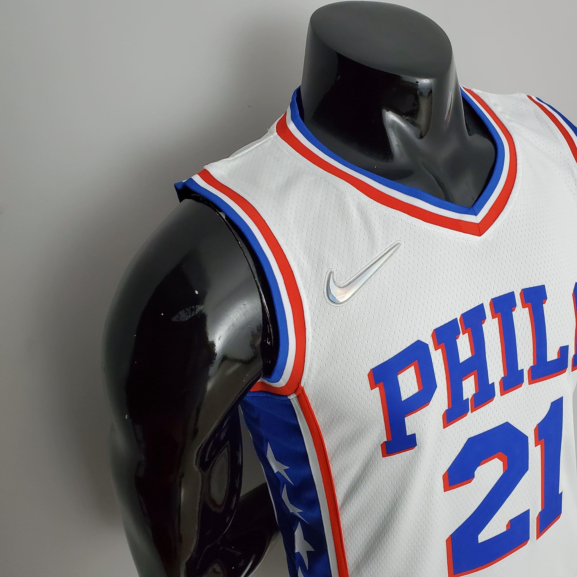 Regata NBA Philadelphia 76ers - Joel Embiid #21 White - ResPeita Sports