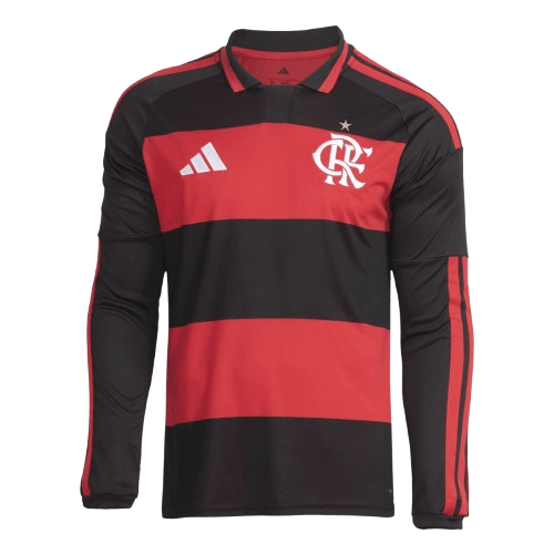 Camisa Flamengo Manga Longa Jogo 1 2026/27 Torcedor Masculino