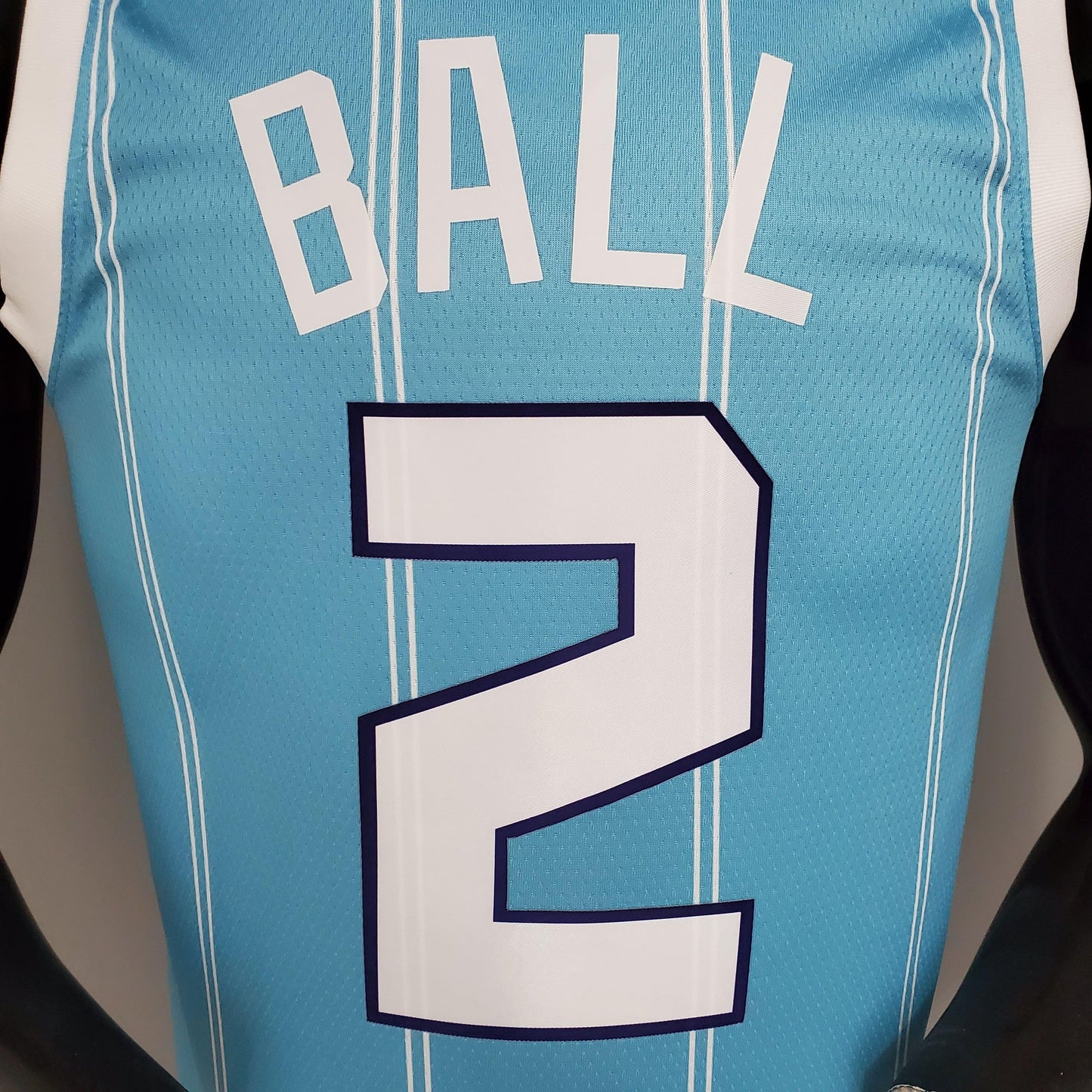 Regata NBA Charlotte Hornets - LaMello Ball #2 Blue - ResPeita Sports