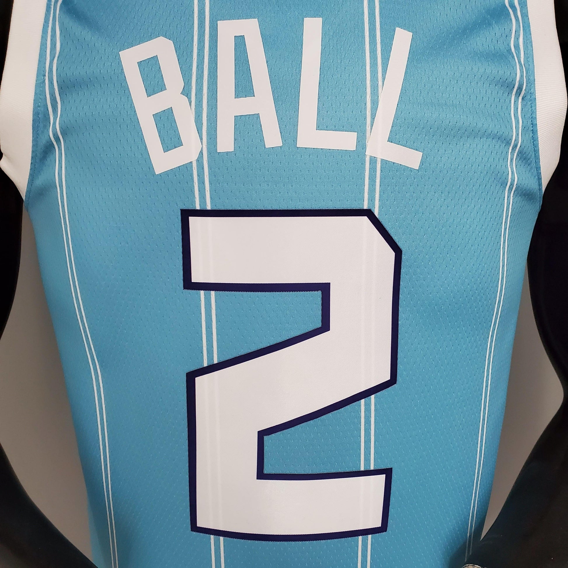 Regata NBA Charlotte Hornets - LaMello Ball #2 Blue - ResPeita Sports
