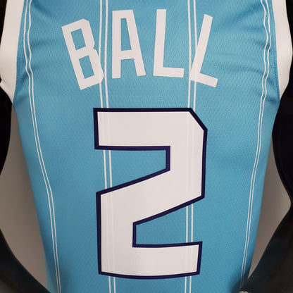 Regata NBA Charlotte Hornets - LaMello Ball #2 Blue - ResPeita Sports