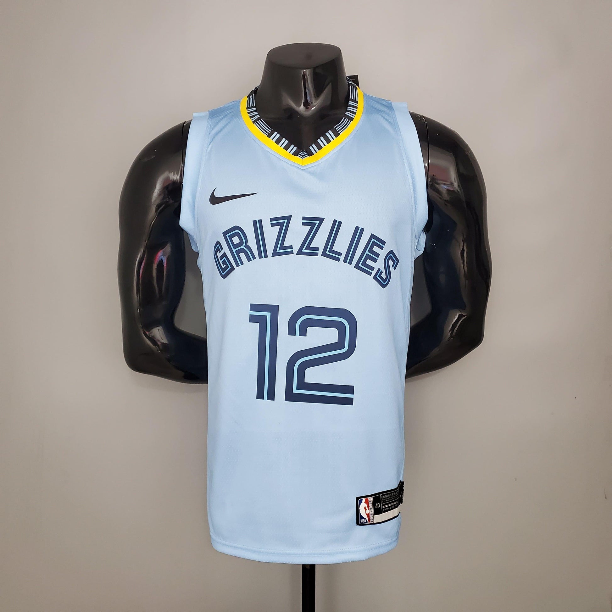 Regata NBA Memphis Grizzlies - Ja Morant #12 Light Blue - ResPeita Sports