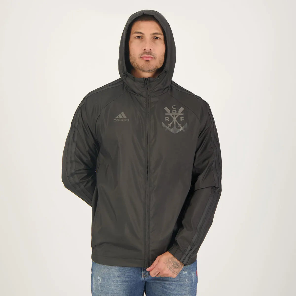 Jaqueta Adidas Flamengo Corta-Vento 2023 Preta