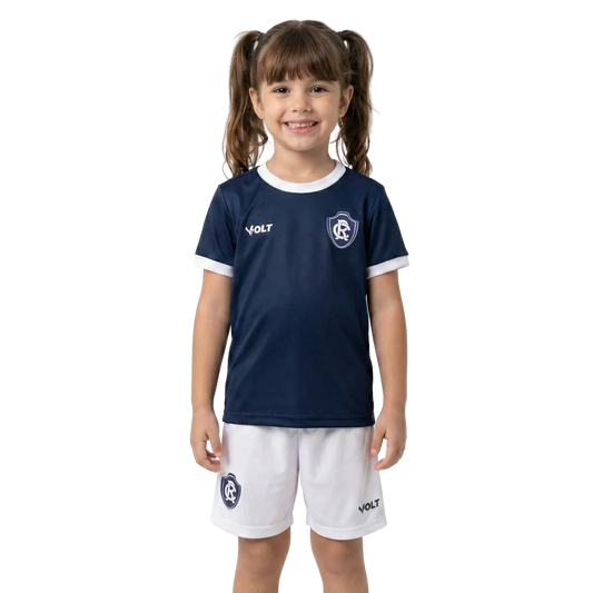 Conjunto Infantil Juvenil Jogo 1 Remo Azul