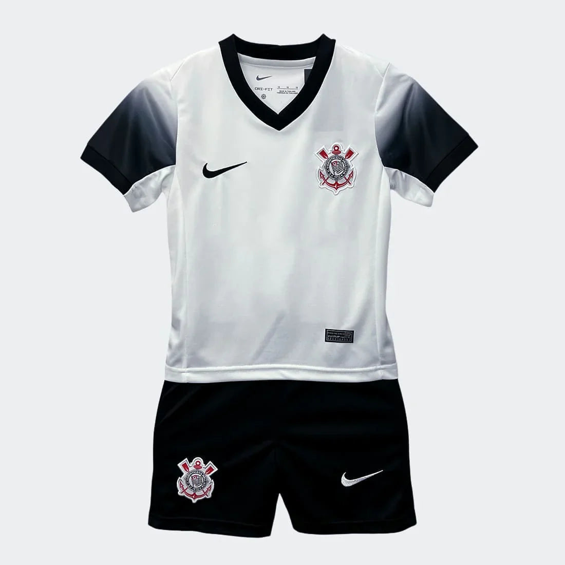 Conjunto Infantil Corinthians 2024/25 - Home PRONTA ENTREGA