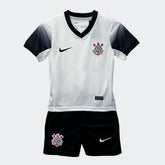 Conjunto Infantil Corinthians 2024/25 - Home PRONTA ENTREGA