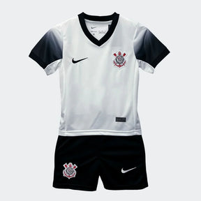 Conjunto Infantil Corinthians 2024/25 - Home PRONTA ENTREGA