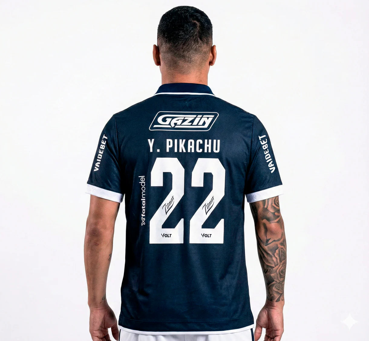 Camisa Masculina Jogo 1 2026 Remo Com Patrocínio Yago Pikachu