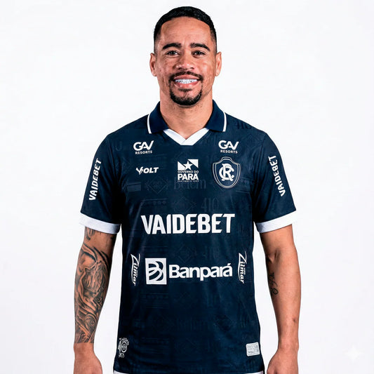 Camisa Masculina Jogo 1 2026 Remo Com Patrocínio Yago Pikachu