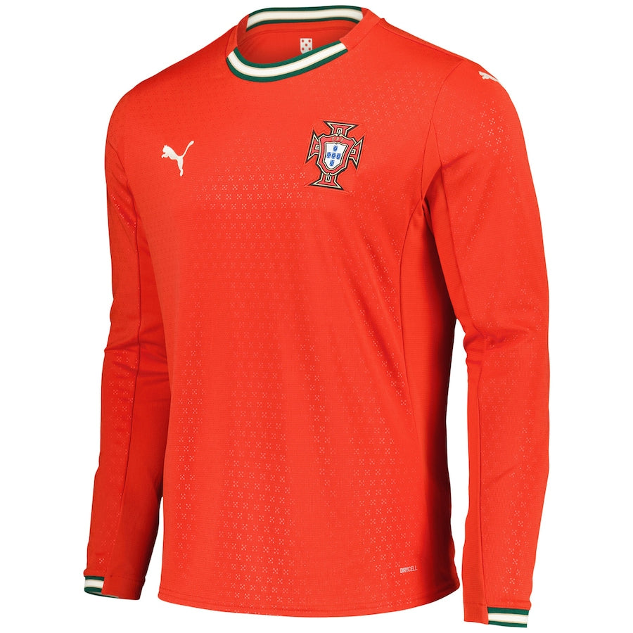 Camisa Portugal 2025 Home Manga Longa